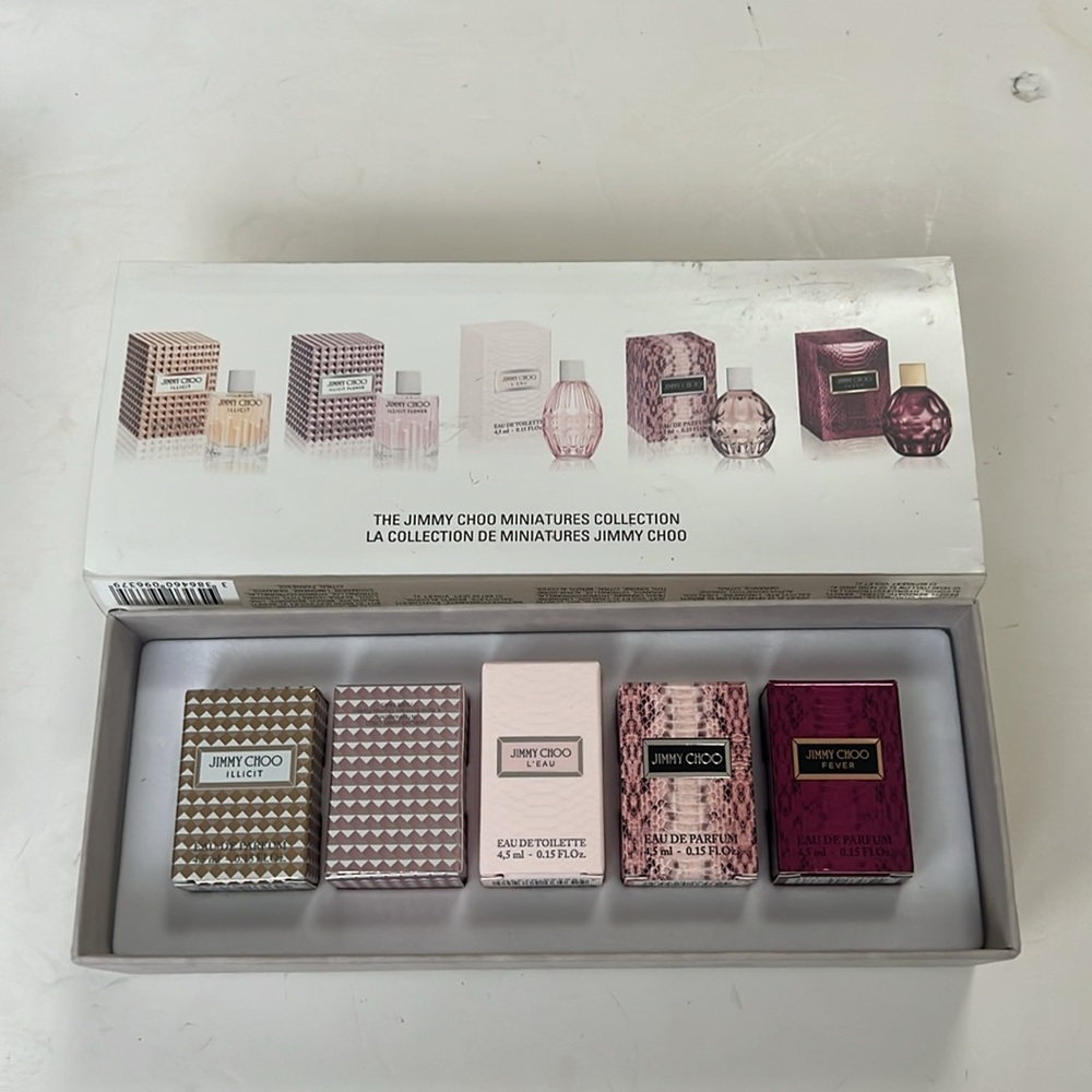 JIMMY CHOO‎ MINIATURES COLLECTION SET FOR WOMEN EAU DE TOILETTE /PARFUM